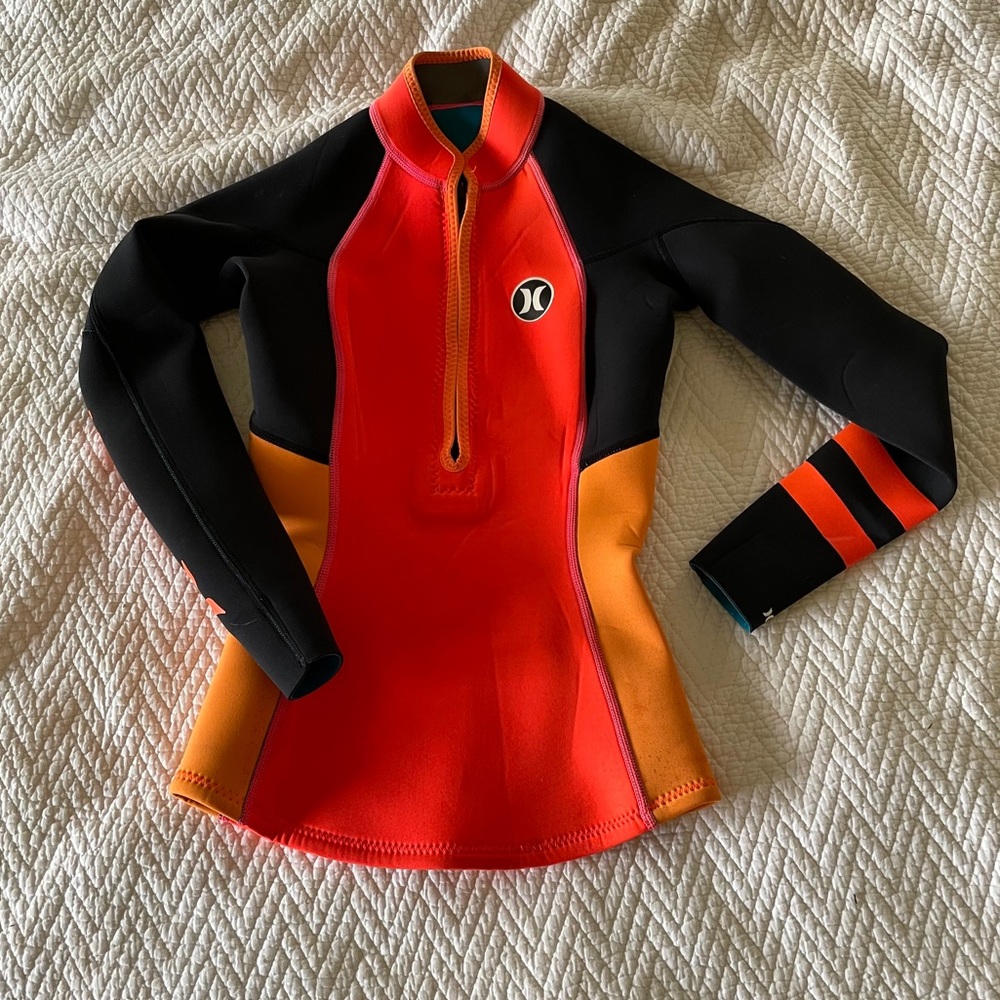 Orange Wetsuit Top